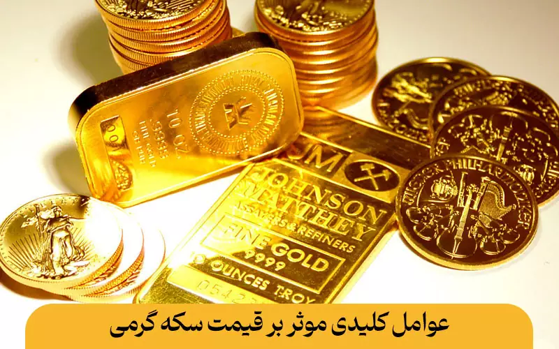 عوامل موثر بر قیمت سکه گرمی