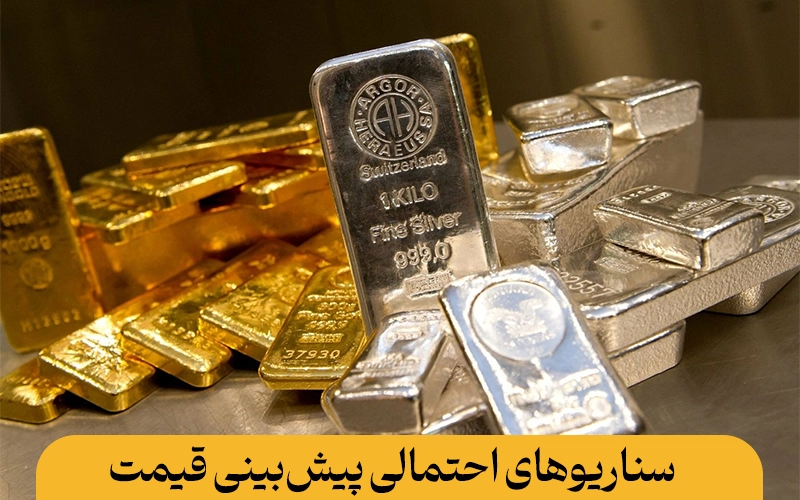 سناریوهای احتمالی پیش‌بینی قیمت طلا 